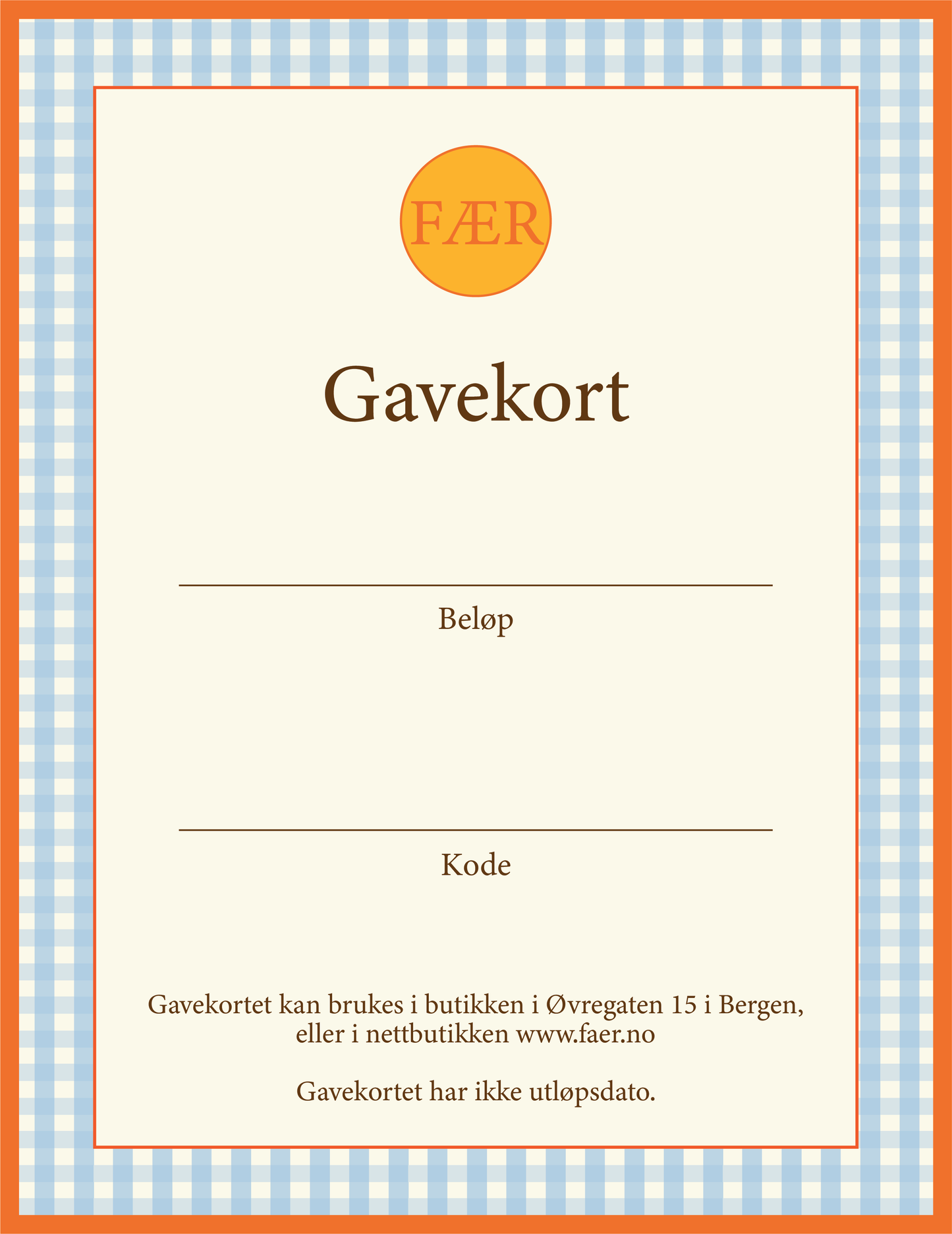 Gavekort